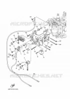 ELECTRISCH 3 voor Yamaha F40F Electric Starter, Tiller Handle, Hydro Trim & Tilt, Shaft 20