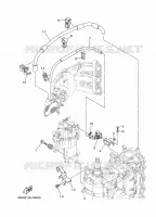 INLAAT 2 voor Yamaha F40F Electric Starter, Remote Control, Power Trim & Tilt, Shaft 15