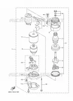 STARTMOTOR voor Yamaha F40F Electric Starter, Remote Control, Power Trim & Tilt, Shaft 20
