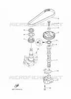 OLIEPOMP voor Yamaha F40F Electric Starter, Remote Control, Power Trim & Tilt, Shaft 15