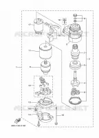 STARTMOTOR voor Yamaha F40F Electric Starter, Remote Control, Power Trim & Tilt, Shaft 20