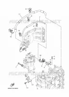 INLAAT 2 voor Yamaha F40F Electric Starter, Remote Control, Hydro Trim & Tilt, Shaft 20