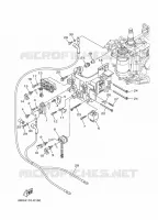 ELECTRISCH 3 voor Yamaha F40F Electric Starter, Tiller Handle, Hydro Trim & Tilt, Shaft 15