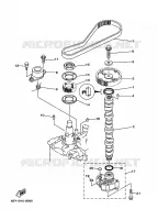 OLIEPOMP voor Yamaha F50A Electric Starter, Remote Control, Hydro Trim & Tilt, Shaft 20