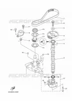OLIEPOMP voor Yamaha F50D Electric start, Remote Control, Power Trim & Tilt, Shaft 20