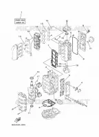 REPARATIESET 1 voor Yamaha F50D Electric start, Remote Control, Power Trim & Tilt, Shaft 20