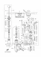 KANTELSYSTEEM MOTOR 1 voor Yamaha F50F 4 Stroke 2007