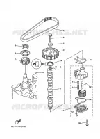 OLIEPOMP voor Yamaha F50T Electric Starter, Remote Control, Power Trim & Tilt, Shaft 20
