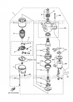 STARTMOTOR voor Yamaha F50T Electric Starter, Remote Control, Power Trim & Tilt, Shaft 20