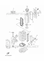 REPARATIESET 1 voor Yamaha F50H  Electric Start, Remote Control, Hydro Trim & Tilt, Shaft 20