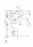 BENZINEPOMP 2 voor Yamaha F50H Electric Start, Remote Control, Power Trim & Tilt, Shaft 20