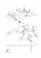 GASBEDIENING voor Yamaha F50H Electric Start, Remote Control, Power Trim & Tilt, Shaft 20