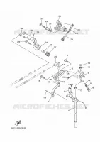 GASBEDIENING voor Yamaha F50H Electric Start, Remote Control, Hydro Trim & Tilt, Shaft 20