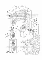 INLAAT 2 voor Yamaha F50H Electric Start, Remote Control, Hydro Trim & Tilt, Shaft 20