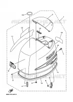 BOVENKAP voor Yamaha F60A Electric Starter, Remote Control, Power Trim & Tilt, Shaft 20