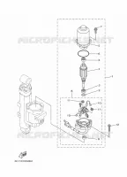 KANTELSYSTEEM MOTOR 2 voor Yamaha F60C Electric Starter, Remote Control, Power Trim & Tilt, Shaft 20