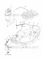 LAGERE ZIJKUIP 2 voor Yamaha F60C Electric Starter, Remote Control, Power Trim & Tilt, Shaft 20