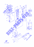 REPARATIESET 2 voor Yamaha F60F Elecric Starter, Tiller Handle, Power Trim & Tilt, Shaft 20