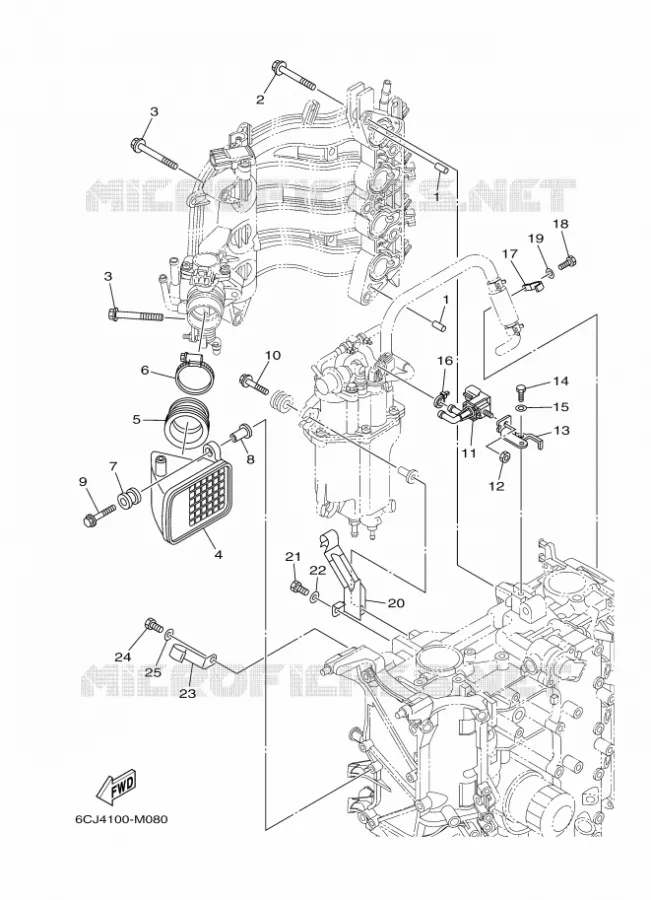 INLAAT 2 Yamaha OUTBOARD ENGINES 70hp (51.5kW) 2014 F70  F70AETL