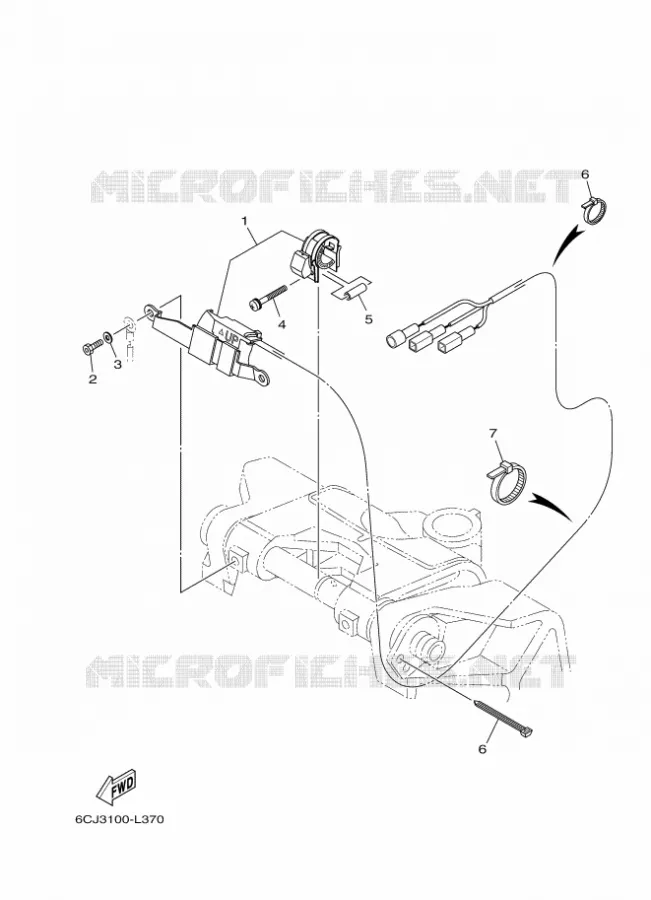 OPTIONELE ONDERDELEN 2 Yamaha OUTBOARD ENGINES 70hp (51.5kW) 2014 F70  F70AETL