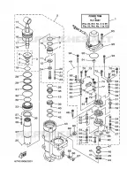 KANTELSYSTEEM MOTOR 1 voor Yamaha F80A Electric Starter, Remote Control, Power Trim & Tilt, Shaft 20
