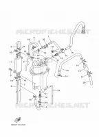 BENZINEPOMP 2 voor Yamaha F80B Electric Starter, Remote Control, Power Trim & Tilt, Shaft 20