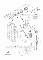 BENZINE TANK voor Yamaha F80B Electric Starter, Remote Control, Power Trim & Tilt, Shaft 25