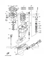 REPARATIESET 2 voor Yamaha F80B 4 Stroke, Electric Starter, Remote Control, Power Trim & Tilt 2008