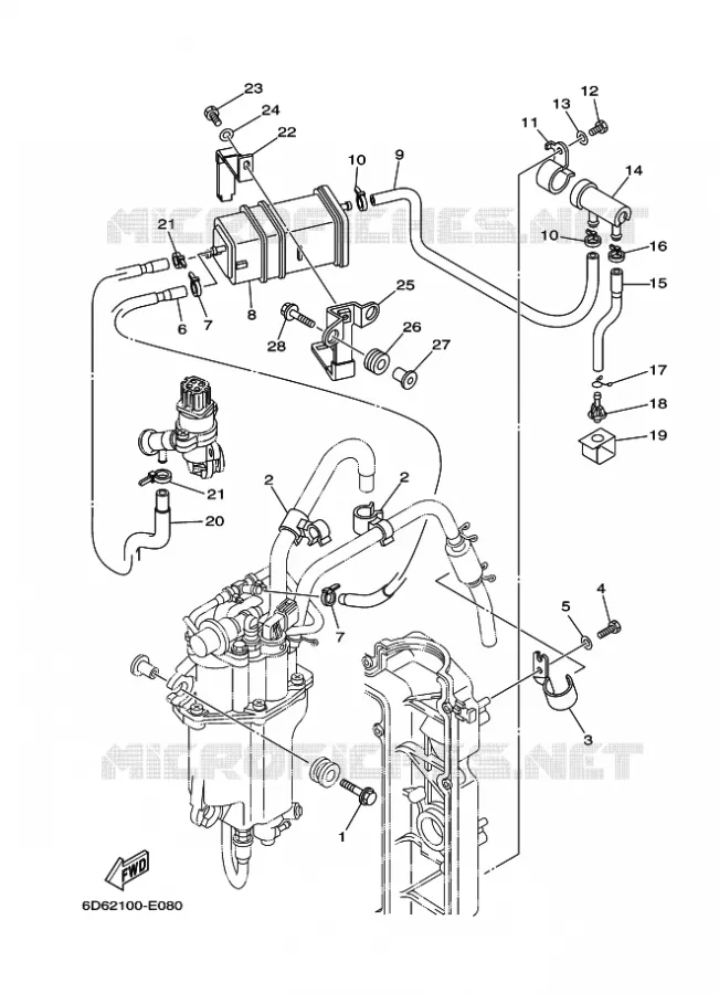 INLAAT 3 Yamaha OUTBOARD ENGINES 80hp (55.2kW) 2012 F80  F80CEDL