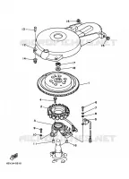 DYNAMO voor Yamaha FT50B 4 Stroke, High Thrust, Electric Starter, Remote Control, Power Trim & Tilt 1997