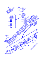 BENZINE TANK voor Yamaha FT50B 4 Stroke, High Thrust, Electric Starter, Remote Control, Power Trim & Tilt 1997