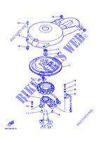 GENERATOR voor Yamaha FT50B 4 Stroke, High Thrust, Electric Starter, Remote Control, Power Trim & Tilt 1997
