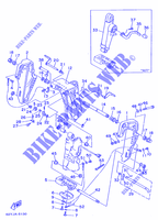 HOUDER 1 voor Yamaha FT50B 4 Stroke, High Thrust, Electric Starter, Remote Control, Power Trim & Tilt 1997