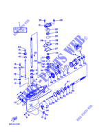 LAGERE DEKSEL EN TRANSMISSIE 1 voor Yamaha FT50B 4 Stroke, High Thrust, Electric Starter, Remote Control, Power Trim & Tilt 1997