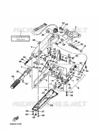 STUUR voor Yamaha FT50B 4 Stroke, High Thrust, Electric Starter, Remote Control, Power Trim & Tilt 1997