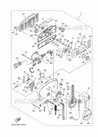AFSTANDSBEDIENING voor Yamaha FT50C High Thrust, Electric Starter, Remote Control, Power Trim & Tilt, Shaft 20