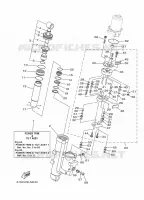 KANTELSYSTEEM MOTOR 1 voor Yamaha FT50C High Thrust, Electric Starter, Remote Control, Power Trim & Tilt, Shaft 20