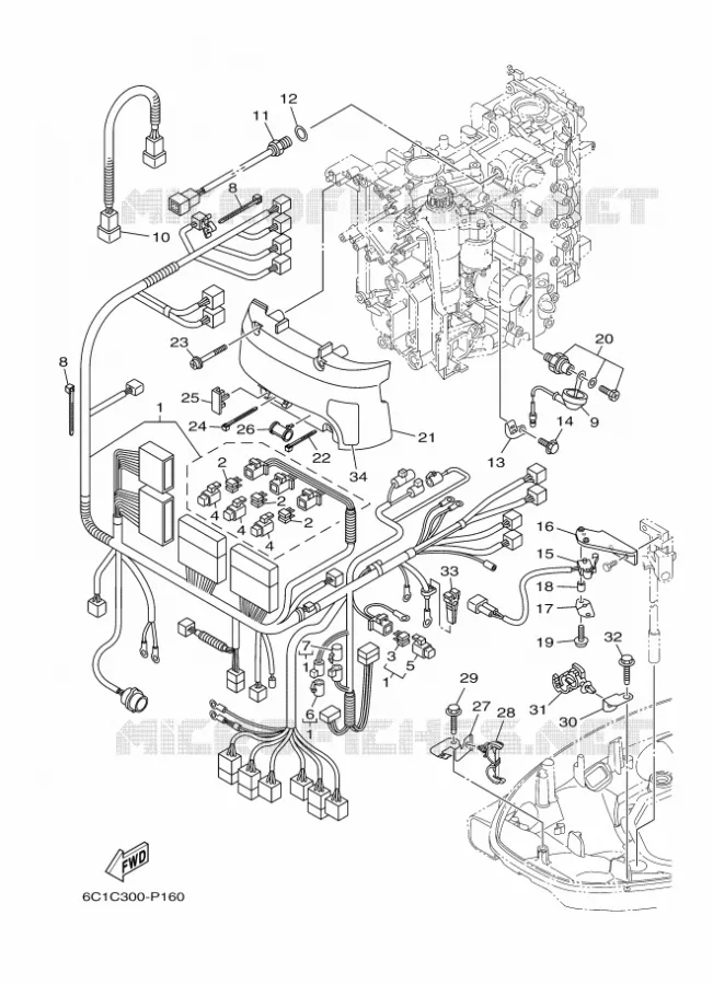 ELECTRISCH 3 Yamaha OUTBOARD ENGINES 50hp (36.8kW) 2015 FT50  FT50JETL