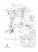 INLAAT 2 voor Yamaha FT60G High Thrust, Electric Starter, Remote Control, Power Trim & Tilt, Shaft 20