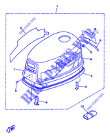 BOVENKAP voor Yamaha 5C 2 Stroke, Manual Starter, Tiller Handle, Manual Tilt 1995