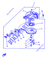 KICKSTART PEDALEN voor Yamaha 5C 2 Stroke, Manual Starter, Tiller Handle, Manual Tilt 1995