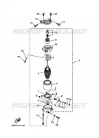STARTMOTOR voor Yamaha 115C 2 Stroke, Electric Starter, Remote Control, Power Trim & Tilt 2001