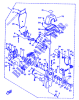 AFSTANDSBEDIENING 2 voor Yamaha 115C 2 Stroke, Electric Starter, Remote Control, Power Trim & Tilt 1993