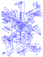 HOUDER voor Yamaha 115C 2 Stroke, Electric Starter, Remote Control, Power Trim & Tilt 1993