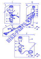OPTIONELE ONDERDELEN 4 voor Yamaha 115C 2 Stroke, Electric Starter, Remote Control, Power Trim & Tilt 1993