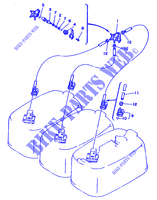 OPTIONELE ONDERDELEN voor Yamaha 115C 2 Stroke, Electric Starter, Remote Control, Power Trim & Tilt 1993