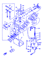 OLIE RESERVOIR voor Yamaha 130B 2 Stroke, Electric Starter, Remote Control, Power Trim & Tilt 1994