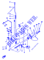 OPTIONELE ONDERDELEN 2 voor Yamaha 130B 2 Stroke, Electric Starter, Remote Control, Power Trim & Tilt 1994