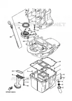VENTILATEUR D'HUILE voor Yamaha F100A 2 Stroke, Electric Starter, Remote Control, Power Trim & Tilt 2001