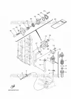 BRANDSTOF SYSTEEM 1 voor Yamaha F100B Electric Starter, Remote Control, Power Trim & Tilt, Shaft 20